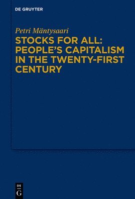 bokomslag Stocks for All: People's Capitalism in the Twenty-First Century