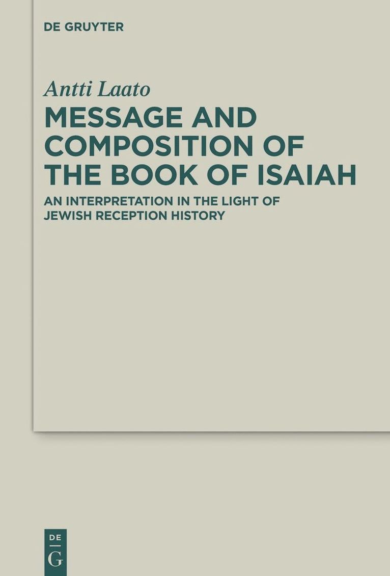 Message and Composition of the Book of Isaiah 1