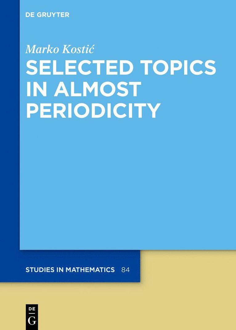 Selected Topics in Almost Periodicity 1