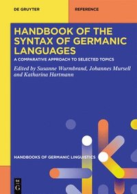 bokomslag Handbook of the Syntax of Germanic Languages