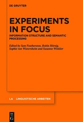 Sam Featherston, Robin Hörnig, Sophie von Wietersheim, Susanne Winkler - Experiments in Focus, Häftad