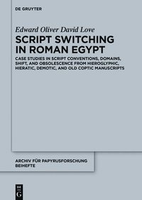 bokomslag Script Switching in Roman Egypt