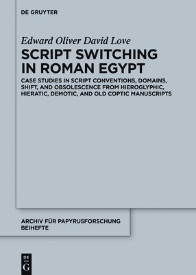 Script Switching in Roman Egypt 1