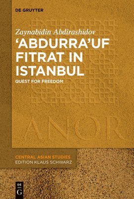 bokomslag Abdurrauf Fitrat in Istanbul