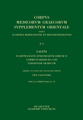 Uwe Vagelpohl - Galeni In Hippocratis Epidemiarum librum VI commentariorum I-VIII versio Arabica, Inbunden