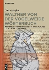 bokomslag Walther von der Vogelweide Wrterbuch