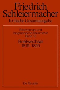 bokomslag Briefwechsel 18191820