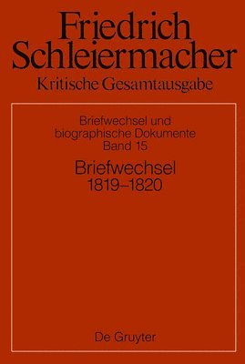 bokomslag Briefwechsel 18191820