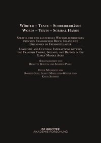 bokomslag Wörter - Texte - Schreiberhände / Words - Texts - Scribal Hands