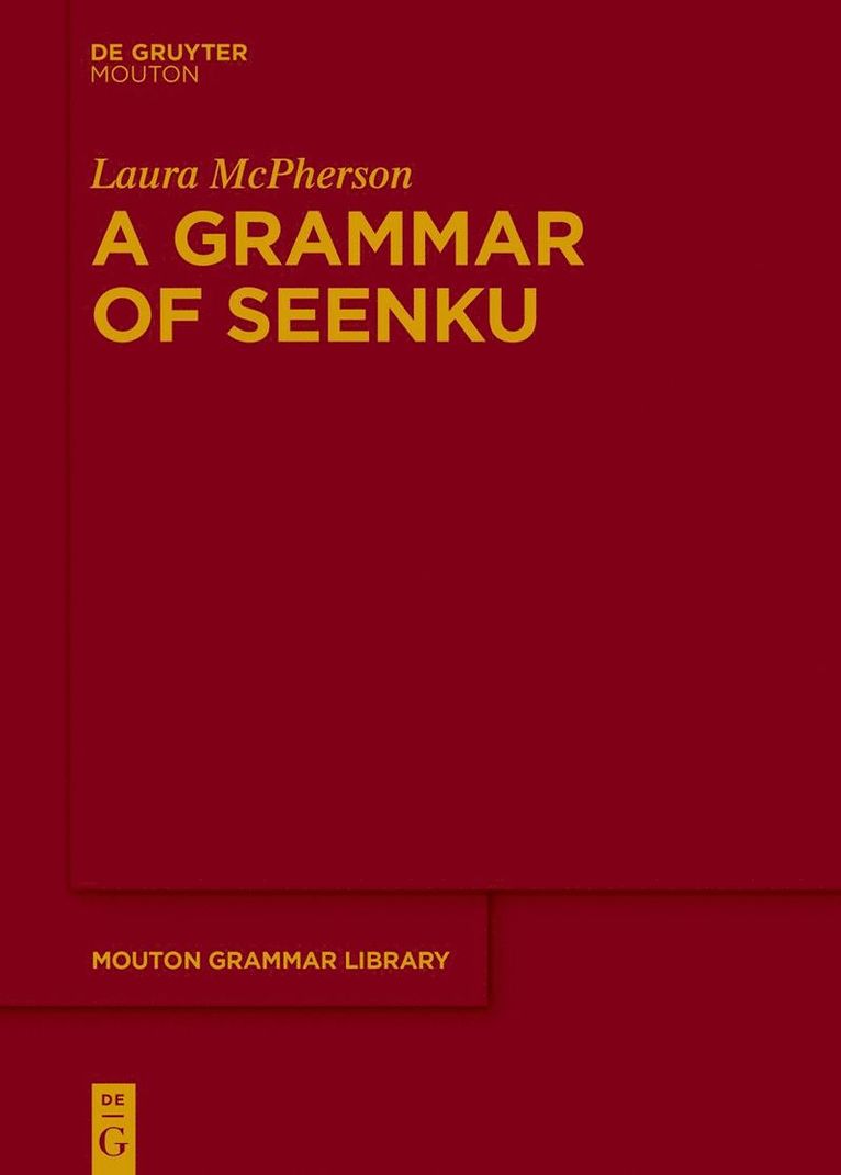 Laura McPherson, Laura Mcpherson - Grammar of Seenku, Häftad