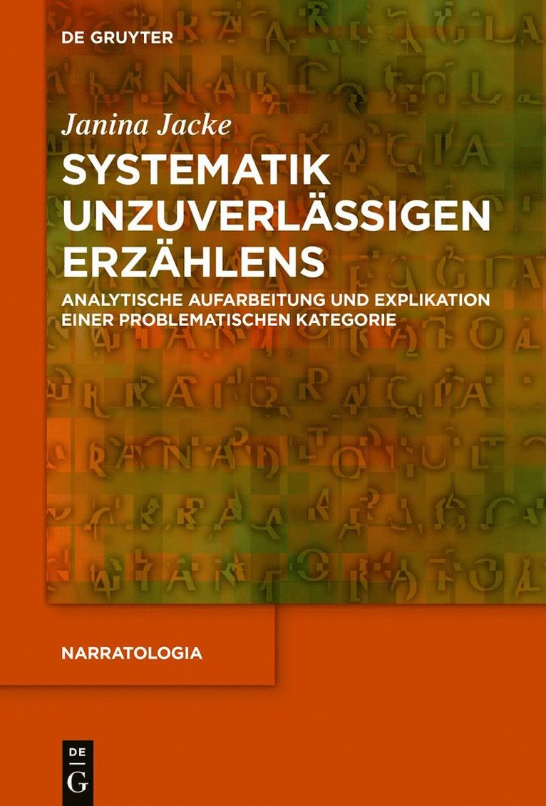 Janina Jacke - Systematik unzuverlässigen Erzählens, Häftad
