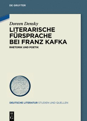 bokomslag Literarische Frsprache bei Franz Kafka