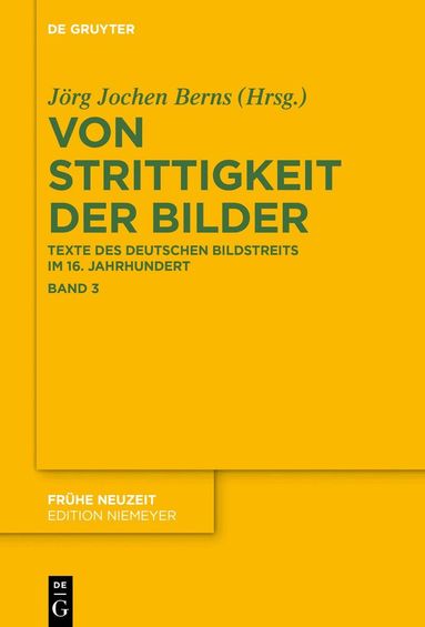 Jörg Jochen Berns - Von Strittigkeit der Bilder, Inbunden