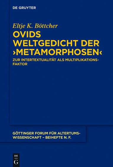 bokomslag Ovids Weltgedicht der ?Metamorphosen?