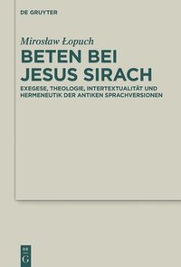 bokomslag Beten bei Jesus Sirach