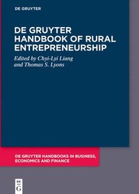 bokomslag De Gruyter Handbook of Rural Entrepreneurship