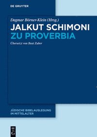 bokomslag Jalkut Schimoni zu Proverbia