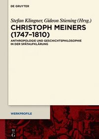 bokomslag Christoph Meiners (17471810)