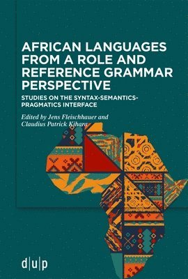 bokomslag African languages from a Role and Reference Grammar perspective
