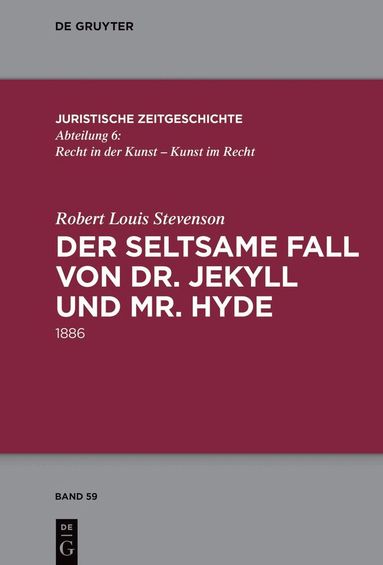 Robert Louis Stevenson, Anja Schiemann, Burkhard Niederhoff - seltsame Fall von Dr. Jekyll und Mr. Hyde, Inbunden
