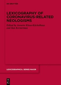 bokomslag Lexicography of Coronavirus-related Neologisms