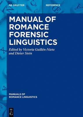 bokomslag Manual of Romance Forensic Linguistics