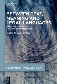 bokomslag Between Text, Meaning and Legal Languages