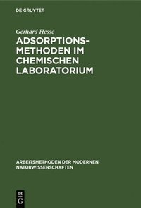 bokomslag Adsorptionsmethoden Im Chemischen Laboratorium