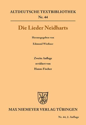 bokomslag Die Lieder Neidharts