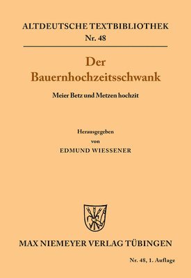 bokomslag Der Bauernhochzeitsschwank