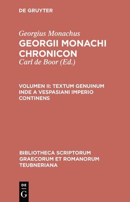 bokomslag Textum Genuinum Inde a Vespasiani Imperio Continens