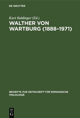 Walther von Wartburg (1888-1971) 1