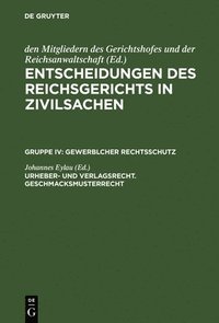 bokomslag Urheber- und Verlagsrecht. Geschmacksmusterrecht