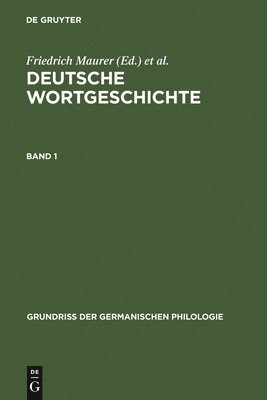 Deutsche Wortgeschichte. Band 1 1