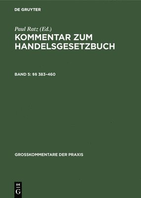 bokomslag §§ 383-460
