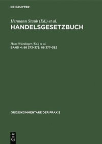 bokomslag §§ 373-376, §§ 377-382