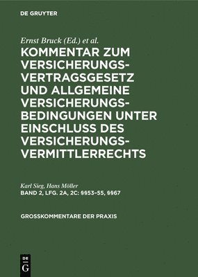 Karl Sieg, Hans Möller - §§53-55, §§67, Inbunden