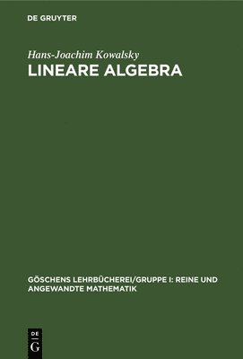 bokomslag Lineare Algebra