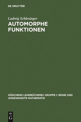 Automorphe Funktionen 1