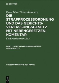 bokomslag Gerichtsverfassungsgesetz, Nebengesetze