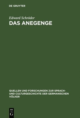Edward Schröder - Das Anegenge, Inbunden