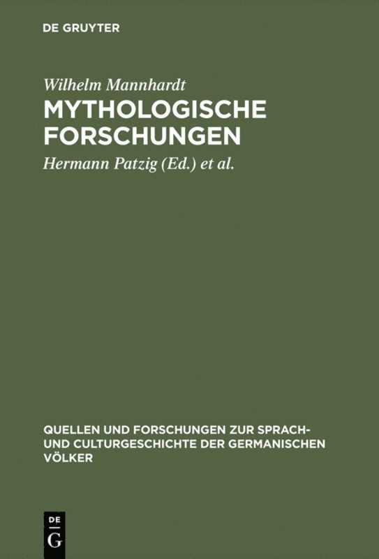 Mythologische Forschungen 1