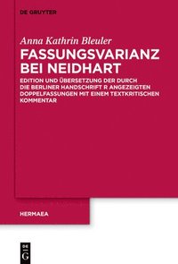 bokomslag Fassungsvarianz bei Neidhart