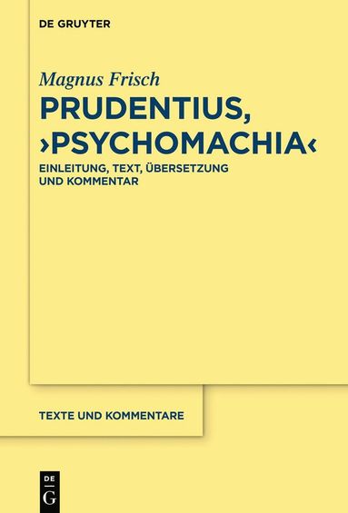 bokomslag Prudentius, ?Psychomachia?