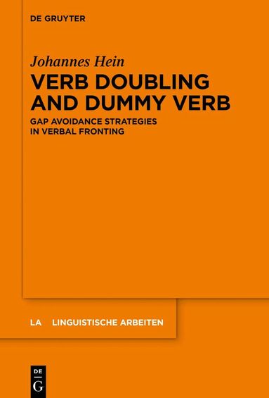 Johannes Hein - Verb Doubling and Dummy Verb, Häftad