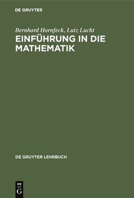 bokomslag Einfhrung in die Mathematik