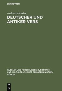 bokomslag Deutscher und antiker Vers