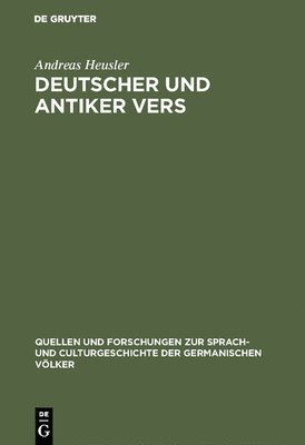 Deutscher und antiker Vers 1