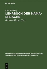 bokomslag Lehrbuch Der Nama-Sprache