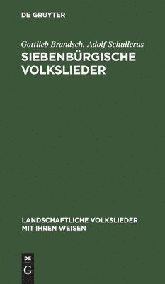 bokomslag Siebenbürgische Volkslieder
